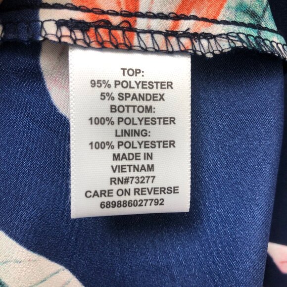 Elle Asymmetrical Dress Blue - Picture 4 of 4